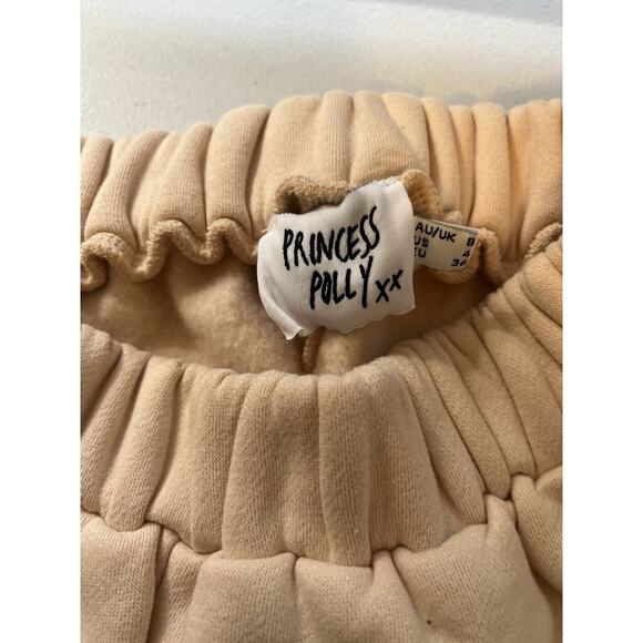 Princess Polly Florida Shorts Blush Peach Casual Sweat Shorts Sz. 4 - Picture 3 of 5